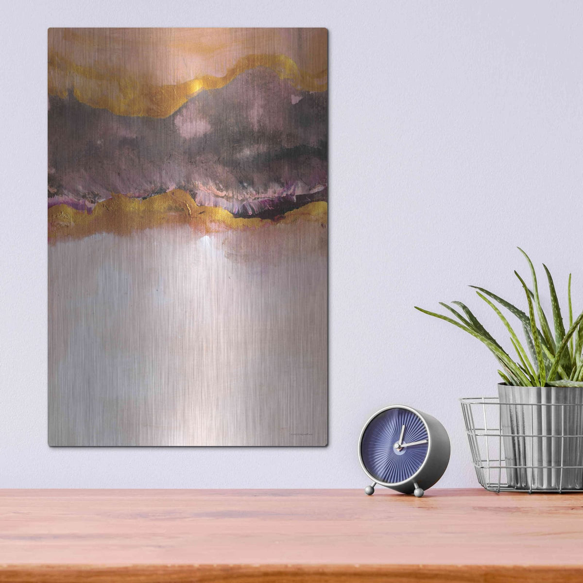'Calm Below Deck' by Kamdon Kreations – Metal Wall Art, 12x16 room view