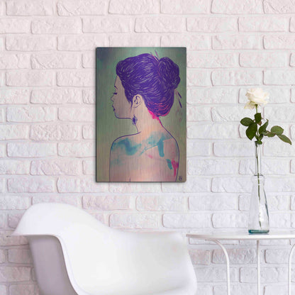 Luxe Metal Art 'Colors' by Giuseppe Cristiano, Metal Wall Art,16x24