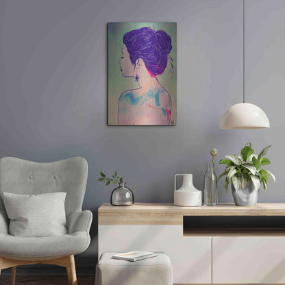 Luxe Metal Art 'Colors' by Giuseppe Cristiano, Metal Wall Art,16x24