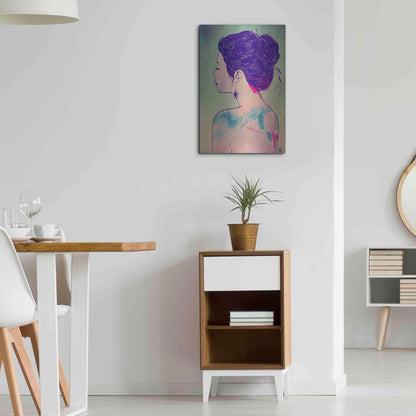 Luxe Metal Art 'Colors' by Giuseppe Cristiano, Metal Wall Art,16x24