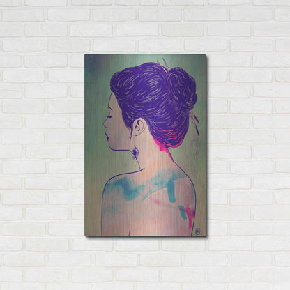 Luxe Metal Art 'Colors' by Giuseppe Cristiano, Metal Wall Art,24x36