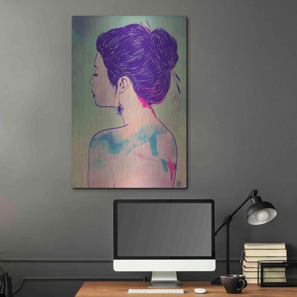 Luxe Metal Art 'Colors' by Giuseppe Cristiano, Metal Wall Art,24x36