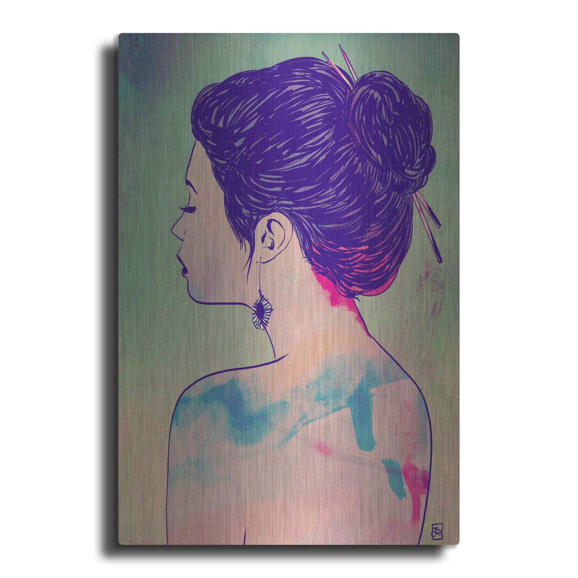 Luxe Metal Art 'Colors' by Giuseppe Cristiano, Metal Wall Art