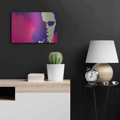 Luxe Metal Art 'JGandolfini' by Giuseppe Cristiano, Metal Wall Art,24x16