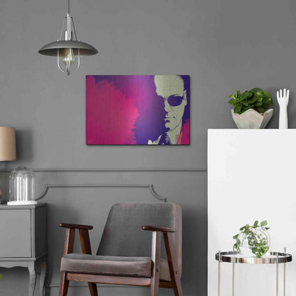 Luxe Metal Art 'JGandolfini' by Giuseppe Cristiano, Metal Wall Art,24x16