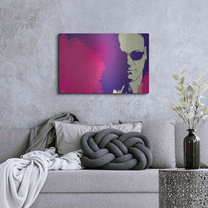 Luxe Metal Art 'JGandolfini' by Giuseppe Cristiano, Metal Wall Art,36x24