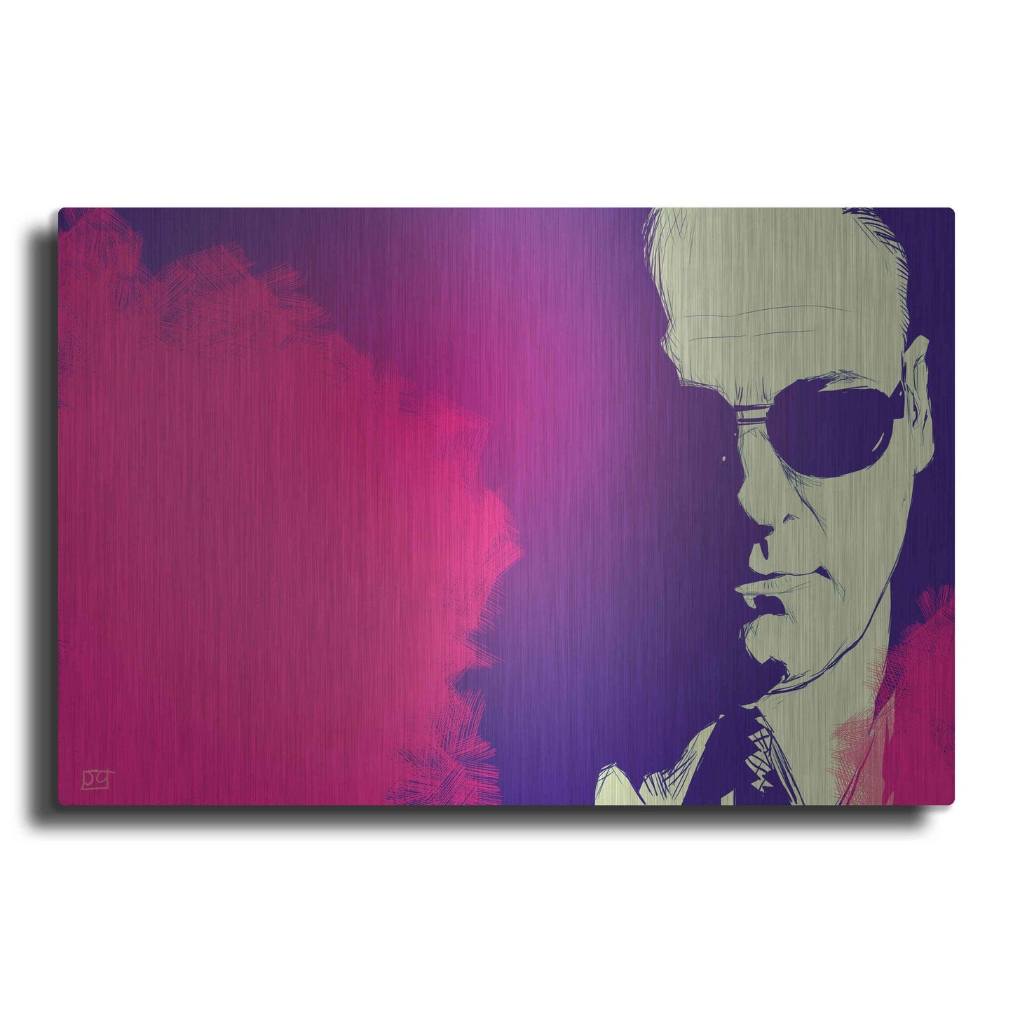 'JGandolfini' by Giuseppe Cristiano, Metal Wall Art