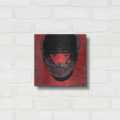 Luxe Metal Art 'Ride' by Giuseppe Cristiano, Metal Wall Art,12x12