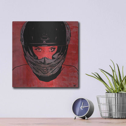 Luxe Metal Art 'Ride' by Giuseppe Cristiano, Metal Wall Art,12x12