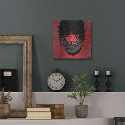 Luxe Metal Art 'Ride' by Giuseppe Cristiano, Metal Wall Art,12x12