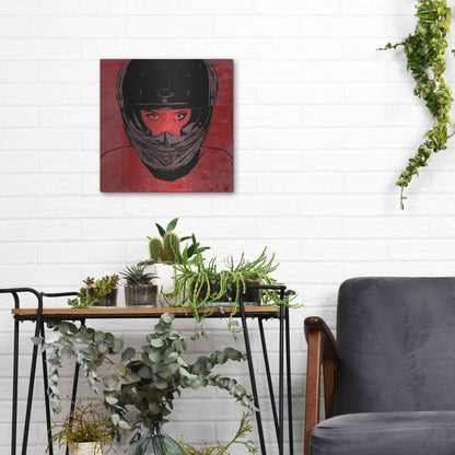 Luxe Metal Art 'Ride' by Giuseppe Cristiano, Metal Wall Art,12x12