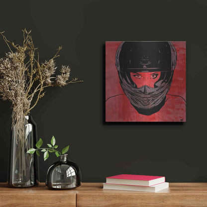 Luxe Metal Art 'Ride' by Giuseppe Cristiano, Metal Wall Art,12x12