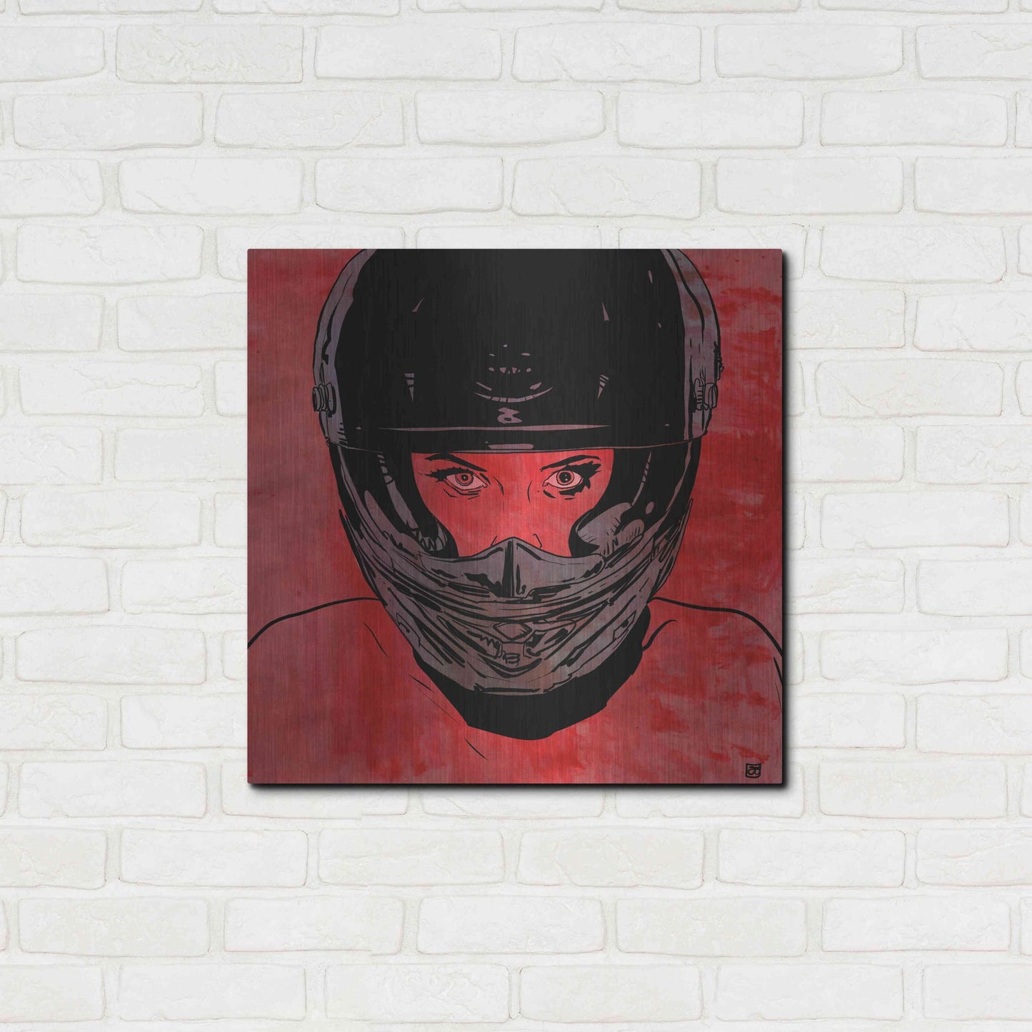 Luxe Metal Art 'Ride' by Giuseppe Cristiano, Metal Wall Art,24x24