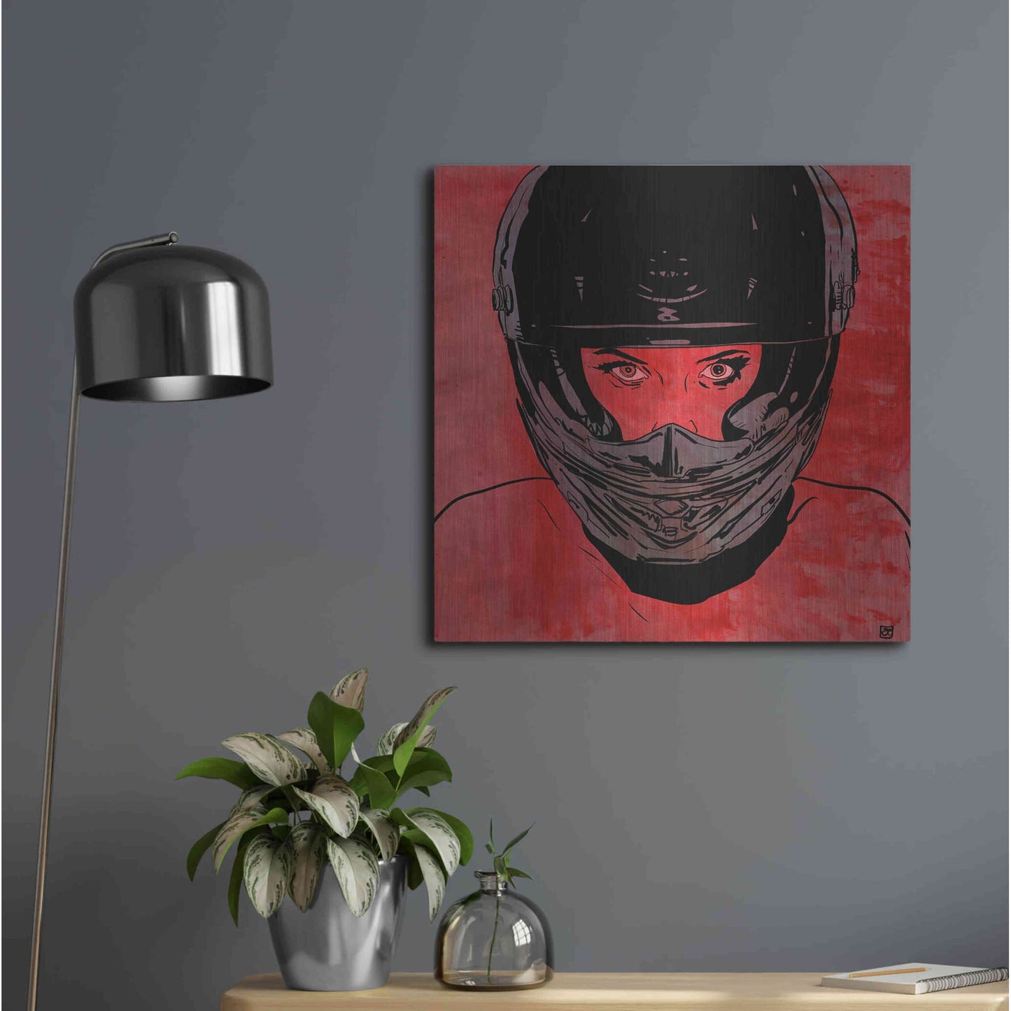 Luxe Metal Art 'Ride' by Giuseppe Cristiano, Metal Wall Art,24x24