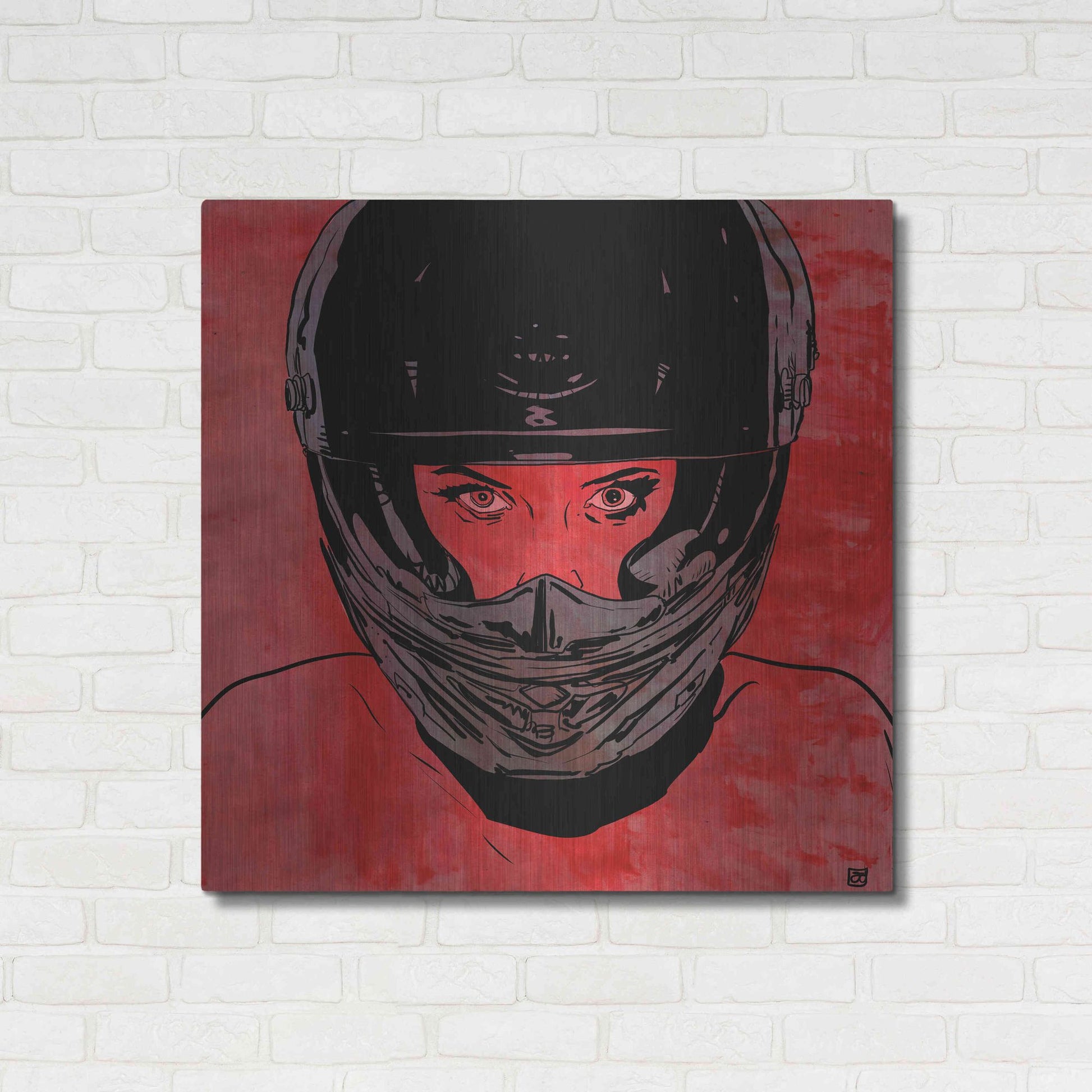 Luxe Metal Art 'Ride' by Giuseppe Cristiano, Metal Wall Art,36x36