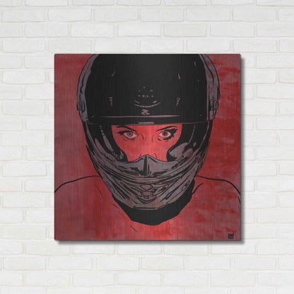 Luxe Metal Art 'Ride' by Giuseppe Cristiano, Metal Wall Art,36x36