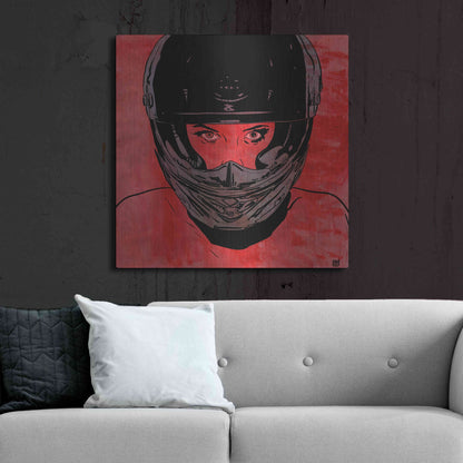 Luxe Metal Art 'Ride' by Giuseppe Cristiano, Metal Wall Art,36x36