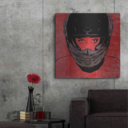 Luxe Metal Art 'Ride' by Giuseppe Cristiano, Metal Wall Art,36x36