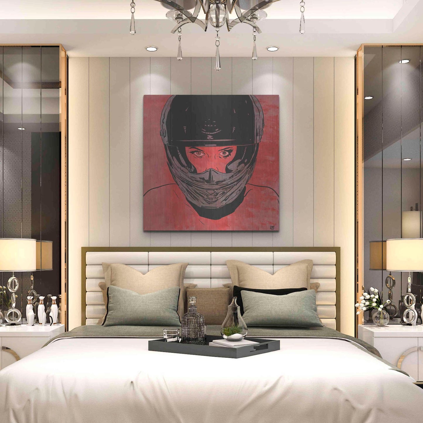 Luxe Metal Art 'Ride' by Giuseppe Cristiano, Metal Wall Art,36x36