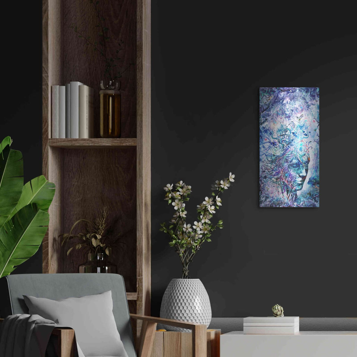 'Dreams of Unity' by Cameron Gray – Metal Wall Art, 12x24 room view
