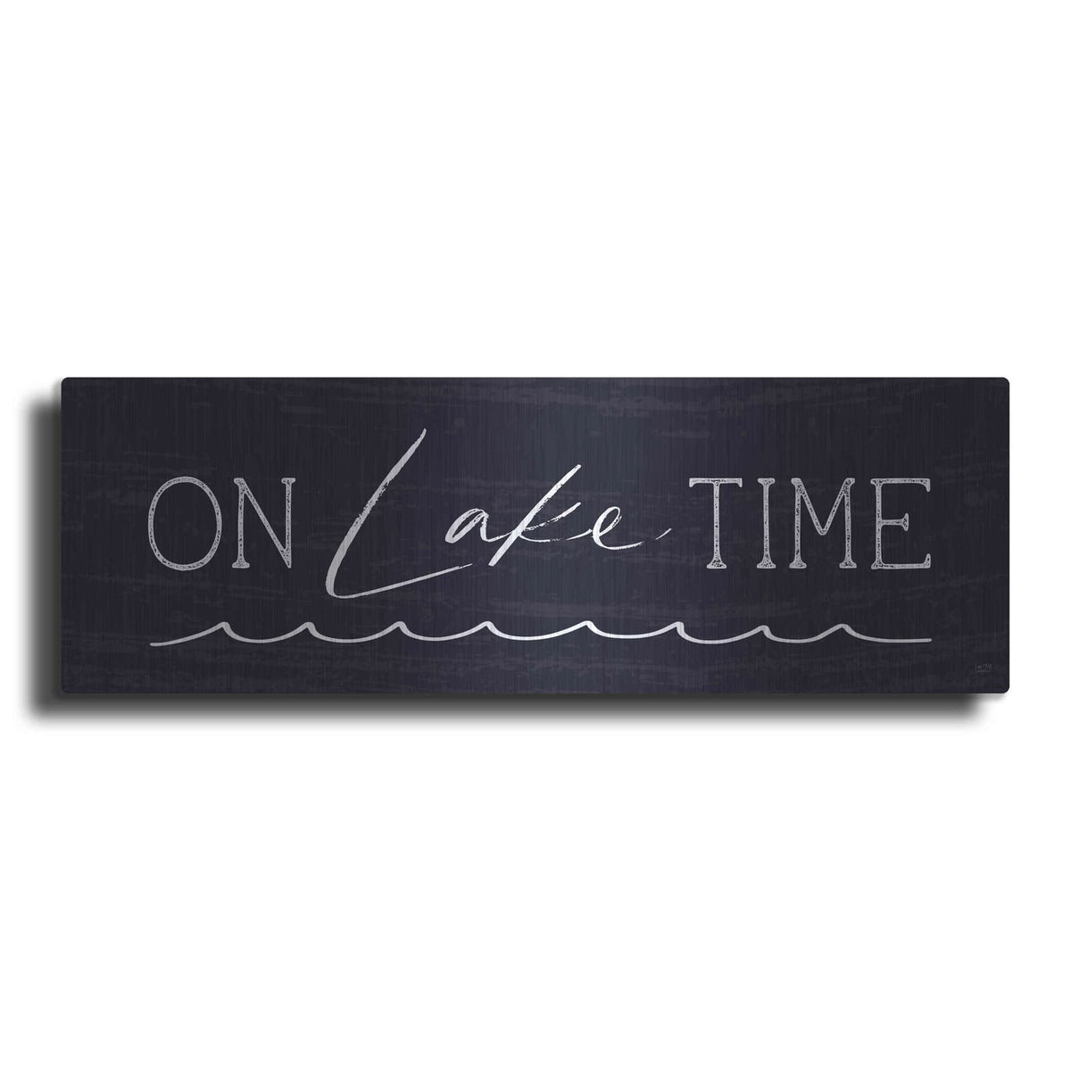 'On Lake Time' by Lux + Me – Metal Wall Art