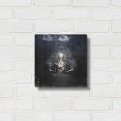 Luxe Metal Art 'The Projection' by Cameron Gray, Metal Wall Art,12x12