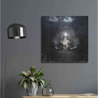 Luxe Metal Art 'The Projection' by Cameron Gray, Metal Wall Art,24x24