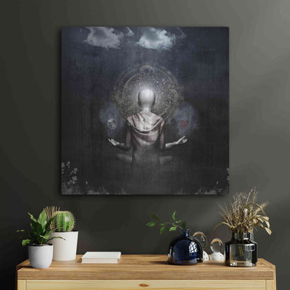 Luxe Metal Art 'The Projection' by Cameron Gray, Metal Wall Art,24x24