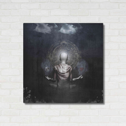 Luxe Metal Art 'The Projection' by Cameron Gray, Metal Wall Art,36x36