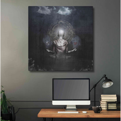 Luxe Metal Art 'The Projection' by Cameron Gray, Metal Wall Art,36x36