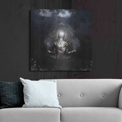 Luxe Metal Art 'The Projection' by Cameron Gray, Metal Wall Art,36x36