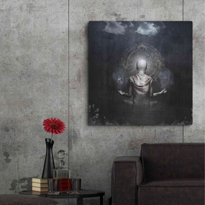 Luxe Metal Art 'The Projection' by Cameron Gray, Metal Wall Art,36x36