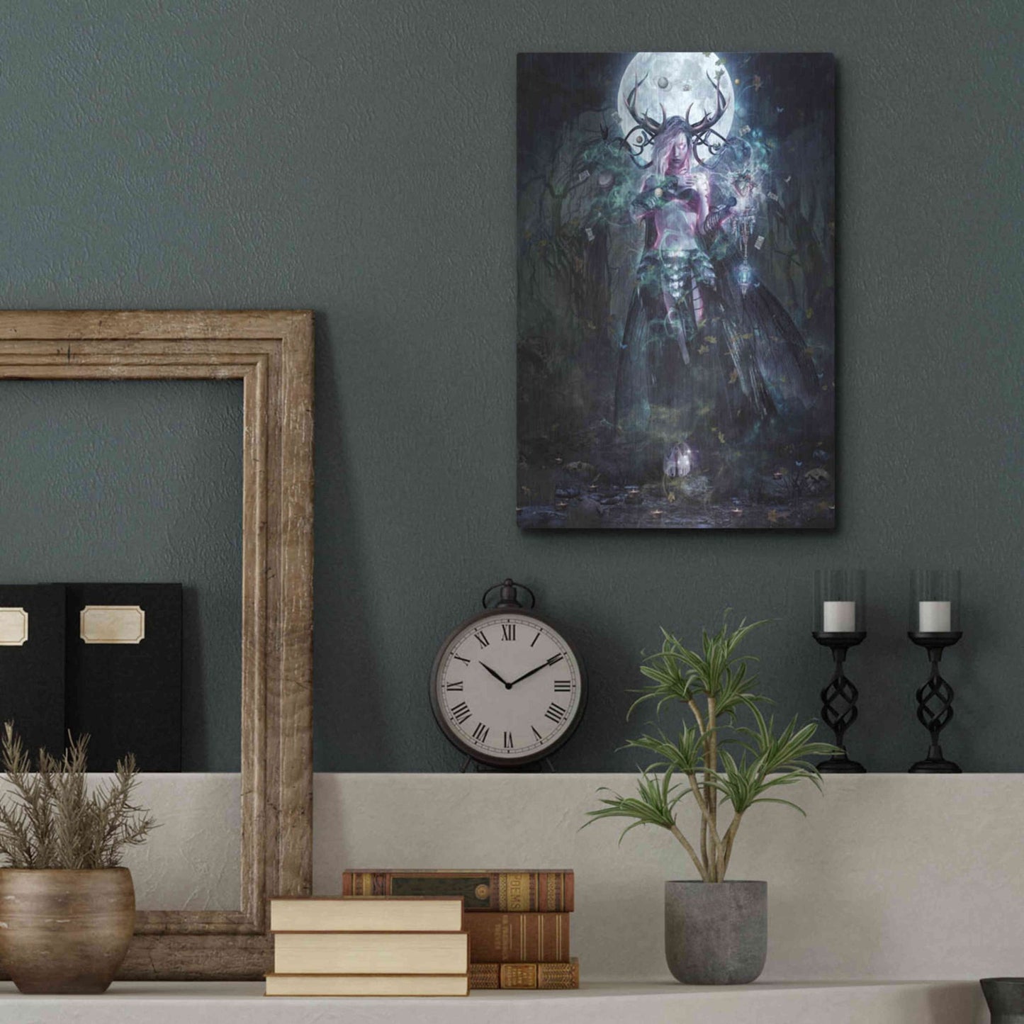 Luxe Metal Art 'The Dreamcatcher' by Cameron Gray, Metal Wall Art,12x16