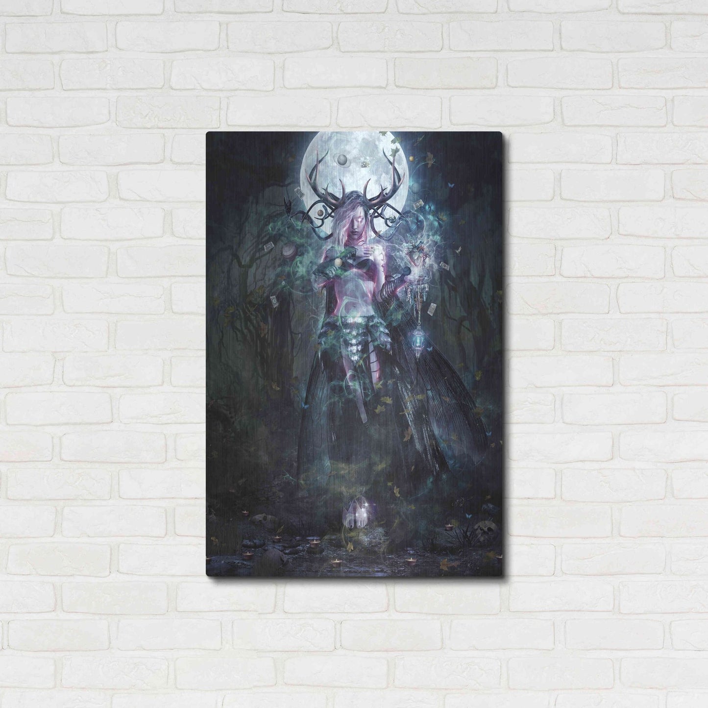 Luxe Metal Art 'The Dreamcatcher' by Cameron Gray, Metal Wall Art,24x36