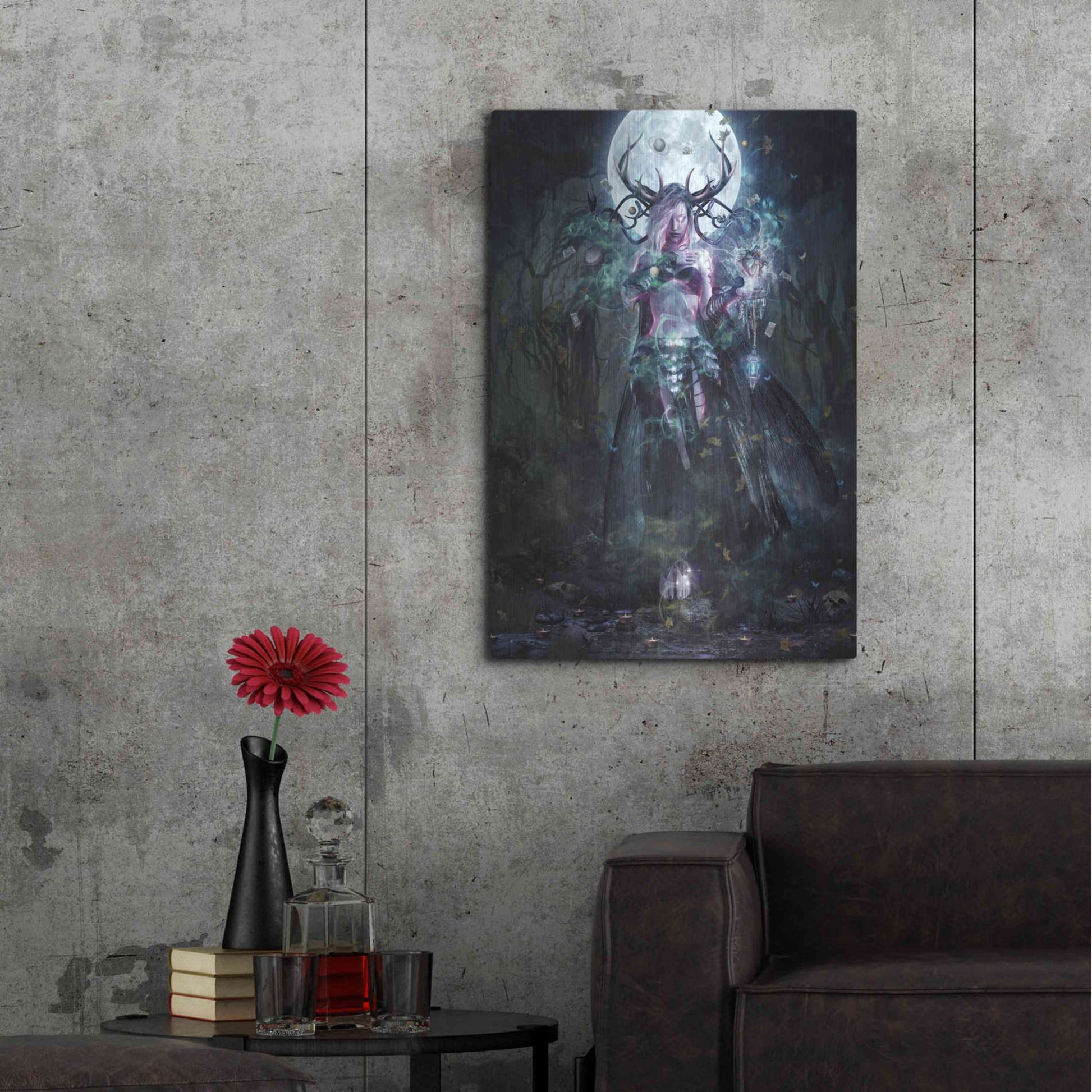 Luxe Metal Art 'The Dreamcatcher' by Cameron Gray, Metal Wall Art,24x36
