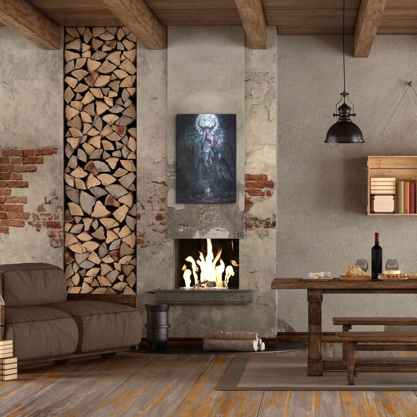 Luxe Metal Art 'The Dreamcatcher' by Cameron Gray, Metal Wall Art,24x36