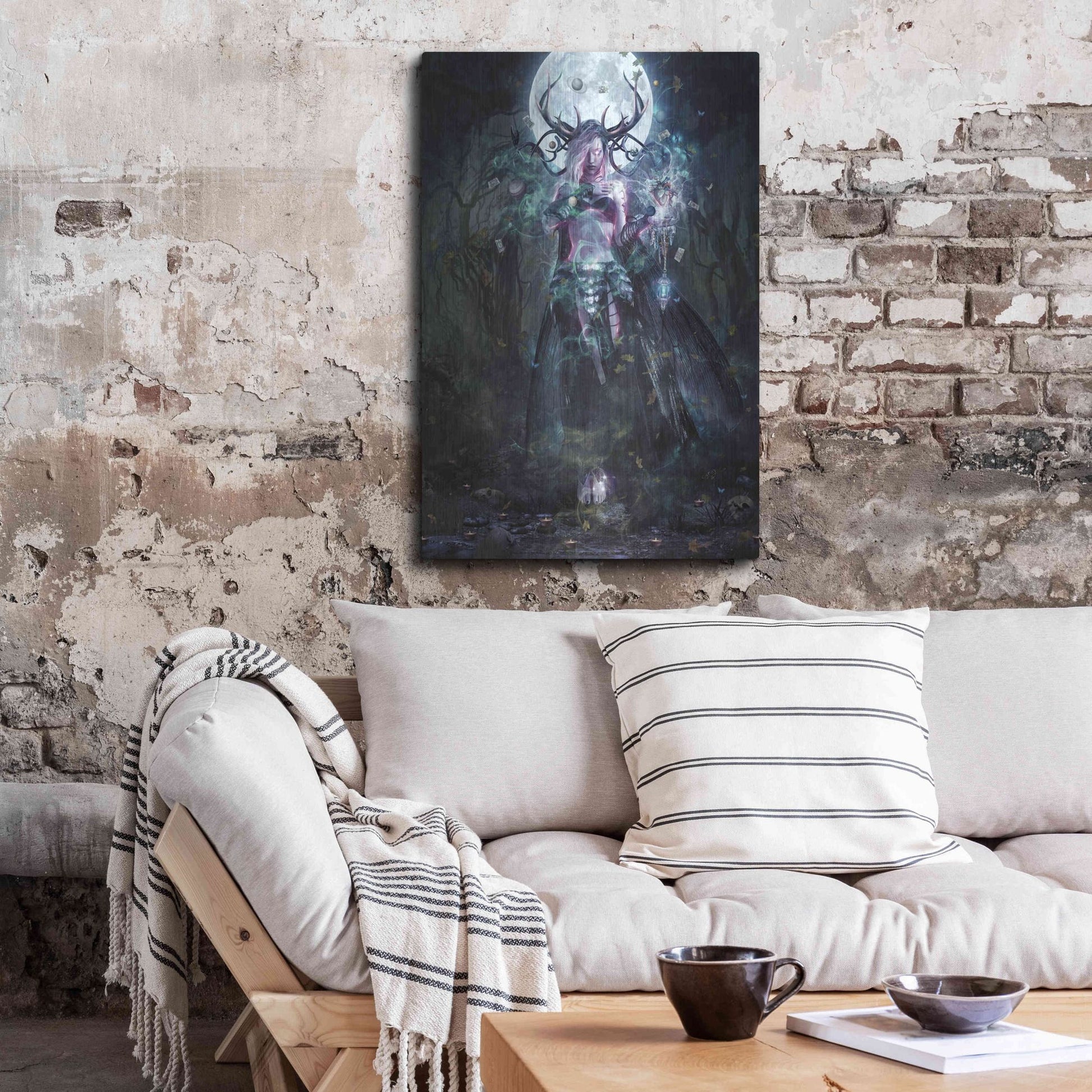 Luxe Metal Art 'The Dreamcatcher' by Cameron Gray, Metal Wall Art,24x36