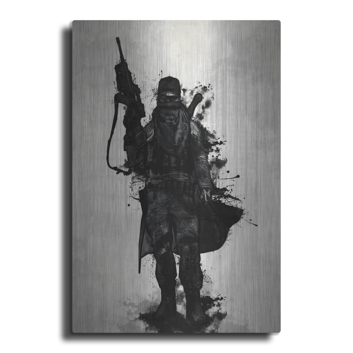'Post Apocalyptic Warrior' by Nicklas Gustafsson – Metal Wall Art