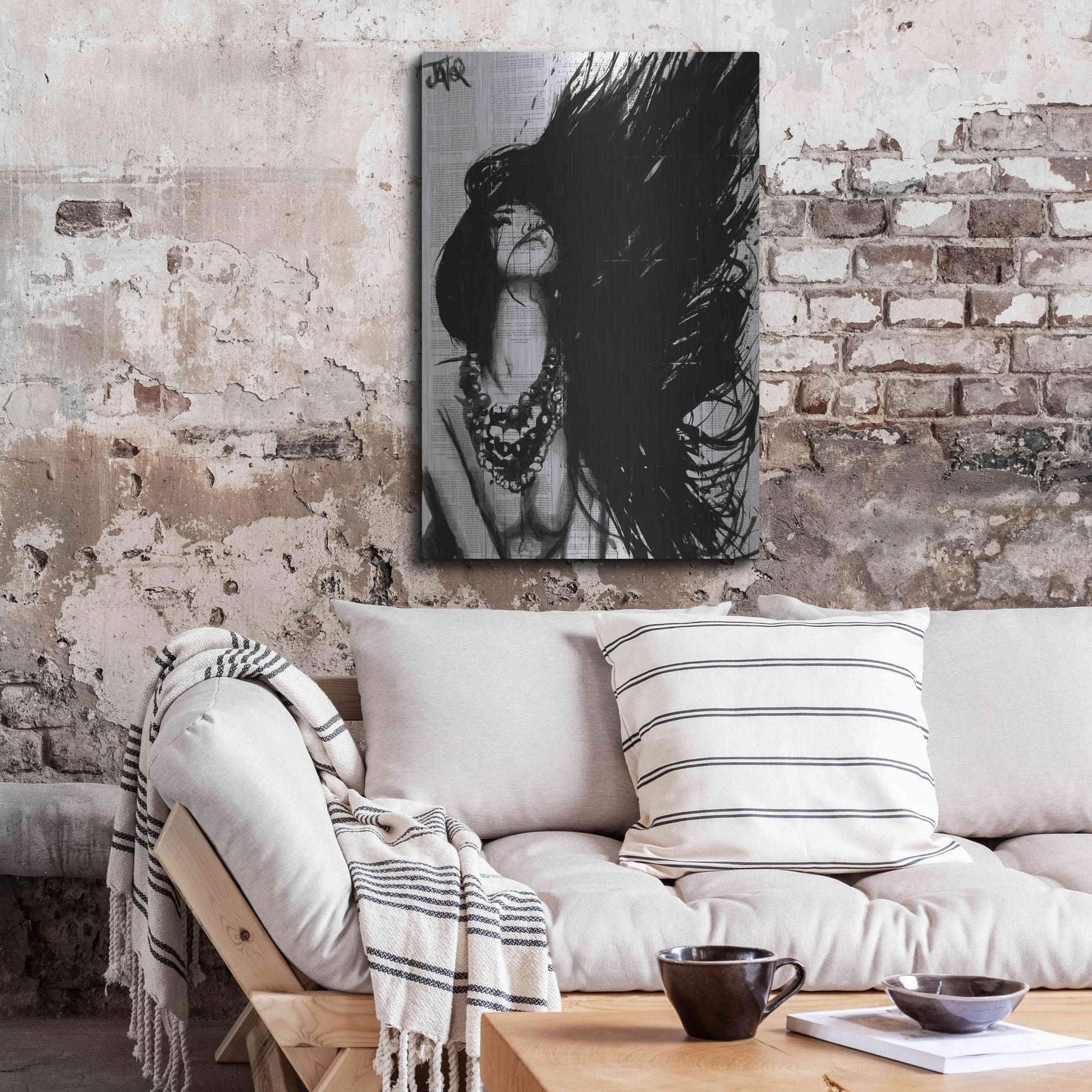 Luxe Metal Art 'Amazonia' by Loui Jover, Metal Wall Art,24x36