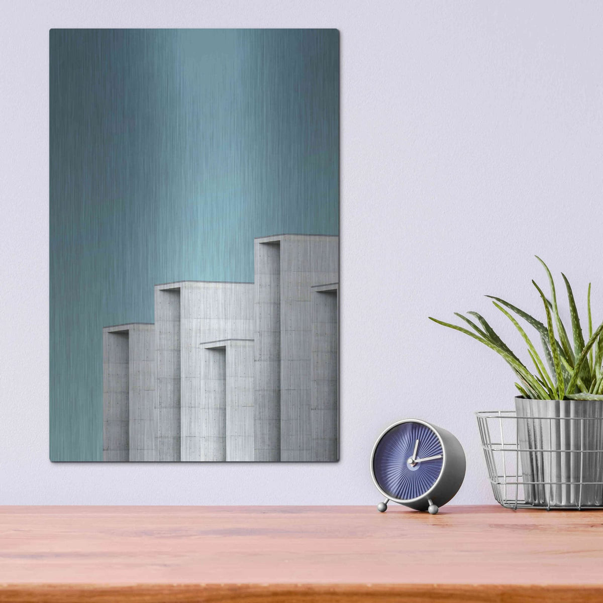 'Architecture 2' by Design Fabrikken – Metal Wall Art, 12x16 room view