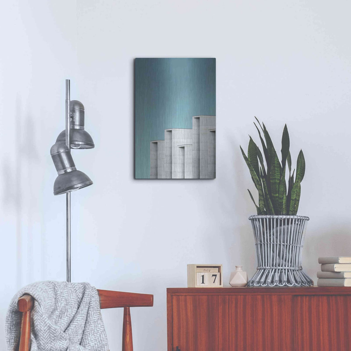 'Architecture 2' by Design Fabrikken – Metal Wall Art, 16x24 room view