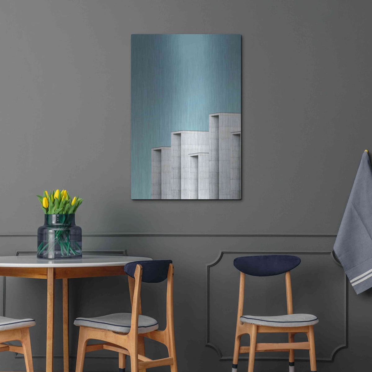 'Architecture 2' by Design Fabrikken – Metal Wall Art, 24x36 room view