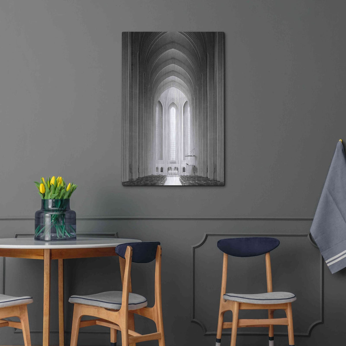 'Architecture 4' by Design Fabrikken – Metal Wall Art, 24x36 room view