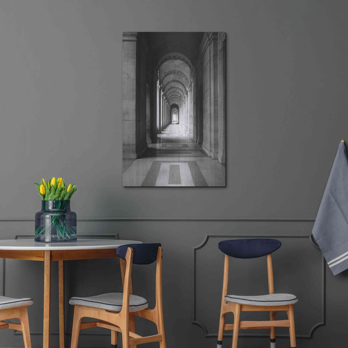 'Architecture 5' by Design Fabrikken – Metal Wall Art, 24x36 room view