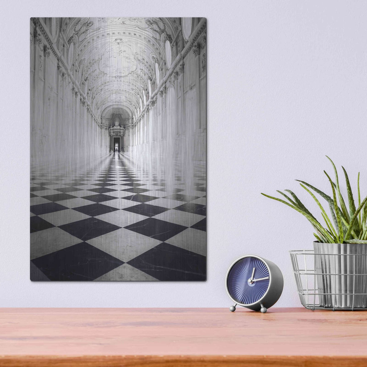 'Architecture 6' by Design Fabrikken – Metal Wall Art, 12x16 room view