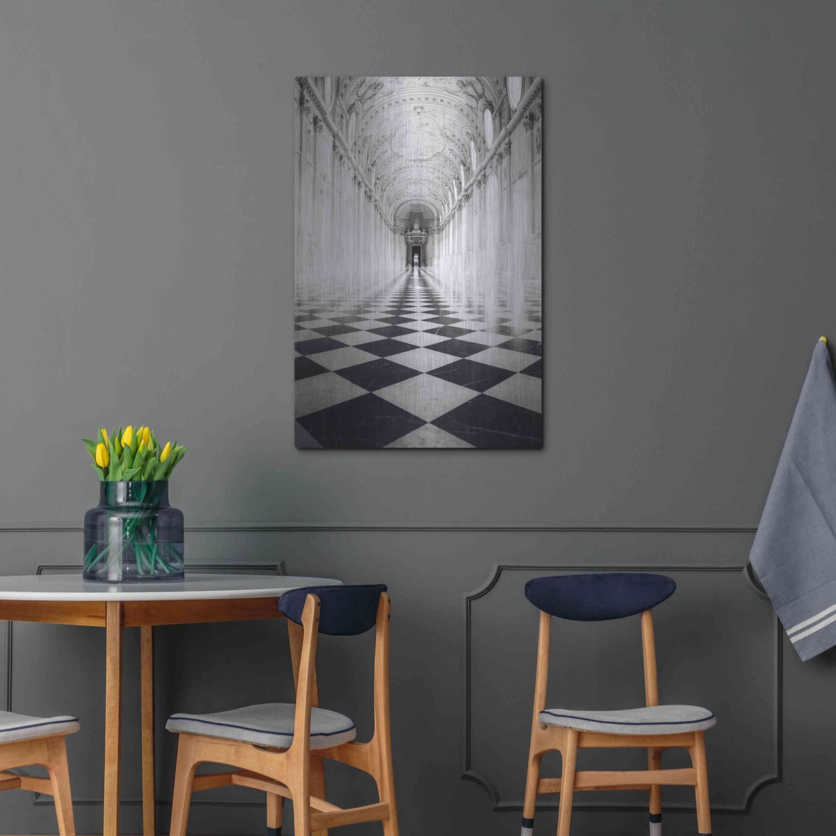 'Architecture 6' by Design Fabrikken – Metal Wall Art, 24x36 room view