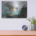 'Arctic Green' by Design Fabrikken – Metal Wall Art, 16x12 room view