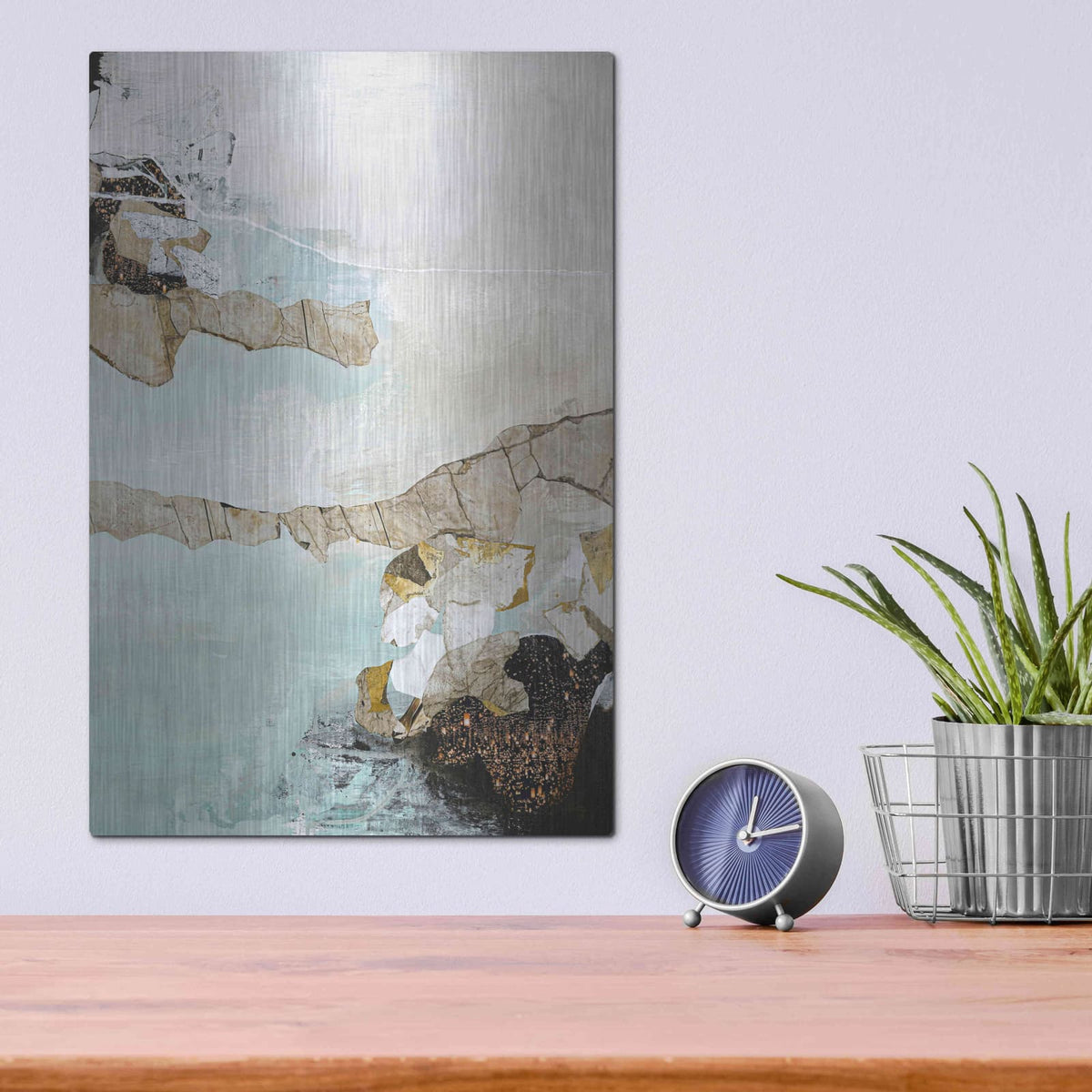 'Art Piece 1' by Design Fabrikken – Metal Wall Art, 12x16 room view