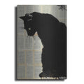 Luxe Metal Art 'Cat Black' by Loui Jover, Metal Wall Art