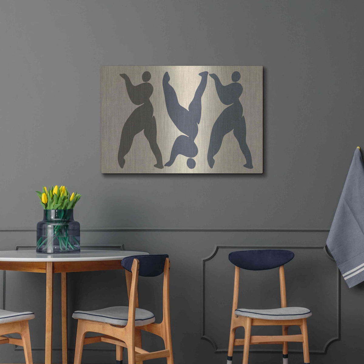 'Artefact' by Design Fabrikken – Metal Wall Art, 36x24 room view